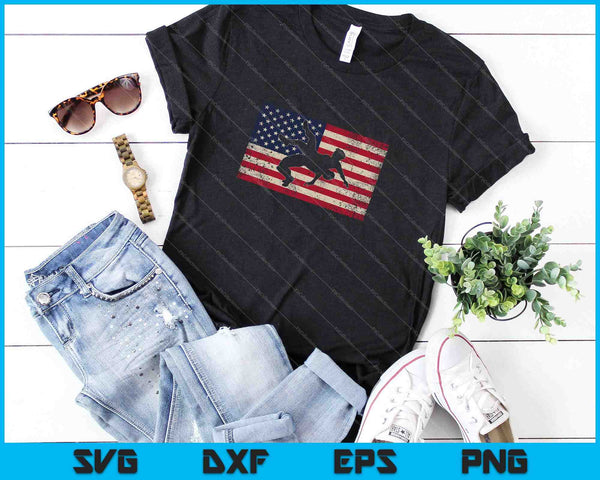 Bandera de Estados Unidos Lucha Libre Bandera Americana Lucha Libre Regalo SVG PNG Corte Archivos Imprimibles - on a t-shirt