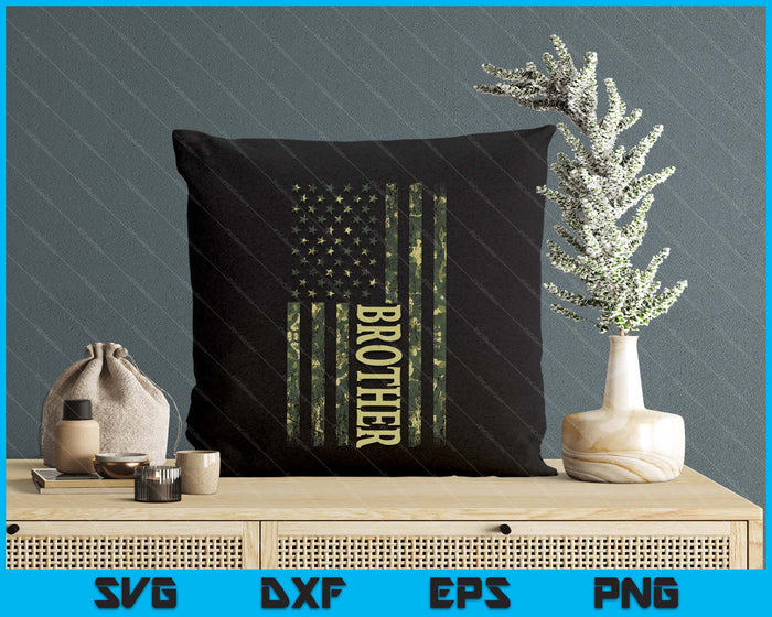 Usa Patriotic Brother Father's Day American Flag 4th Of July Brother SVG PNG Digital Printable Files
