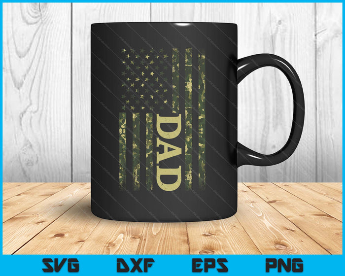Usa Patriotic Dad Father's Day American Flag 4th Of July Dad SVG PNG Digital Printable Files