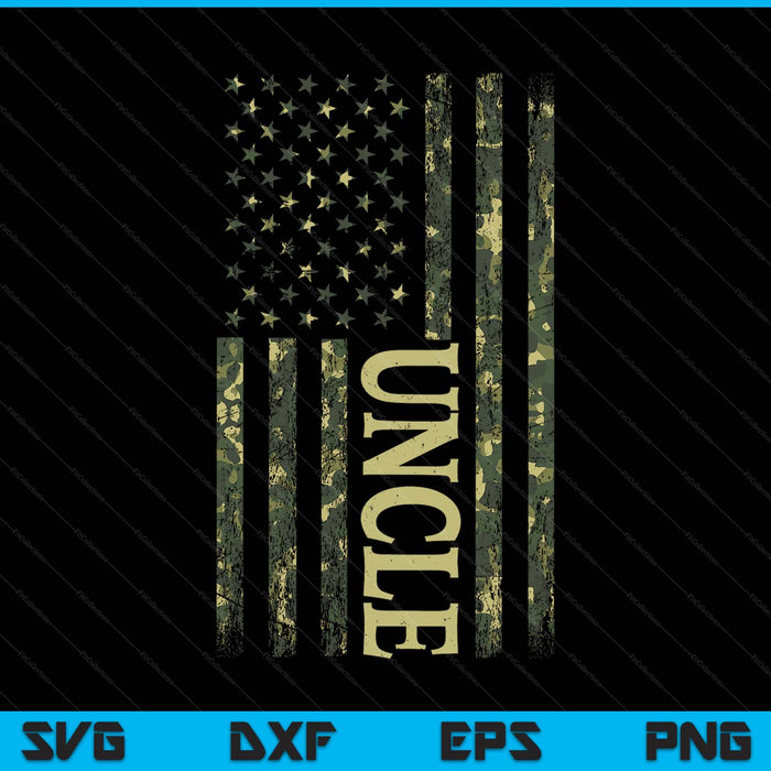 USA patriotic uncle Father's Day American flag 4th of July uncle SVG cut file