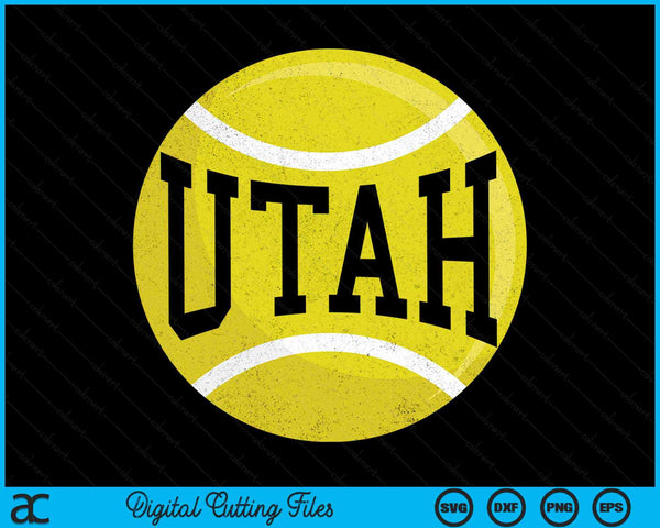 Utah Tennis Fan SVG PNG Digital Cutting Files