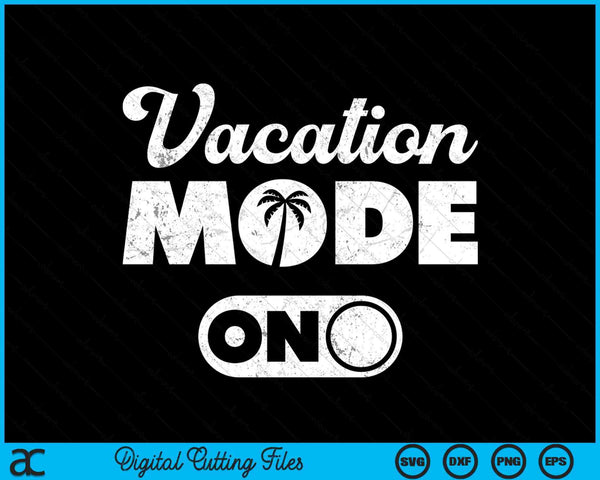 Vacation Summer Travel Traveling Mode SVG PNG Digital Cutting Files