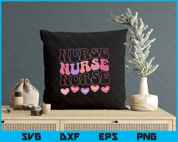 Valentine ER ICU NICU RN Nurses Women Retro Nursing Medical SVG PNG Digital Printable Files