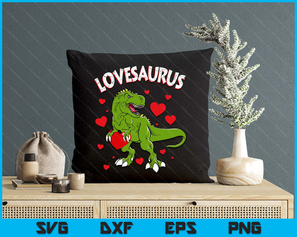 Valentines Day Dinosaur Lovesaurus T Rex Boys Men Love Heart SVG PNG Digital Printable Files