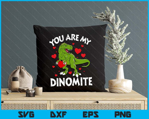 Valentines Day Dinosaur You Are My Dinomite T Rex Boys SVG PNG Digital Printable Files