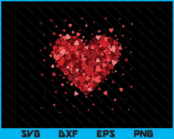 Valentines Day Love Heart SVG PNG Digital Cutting Files