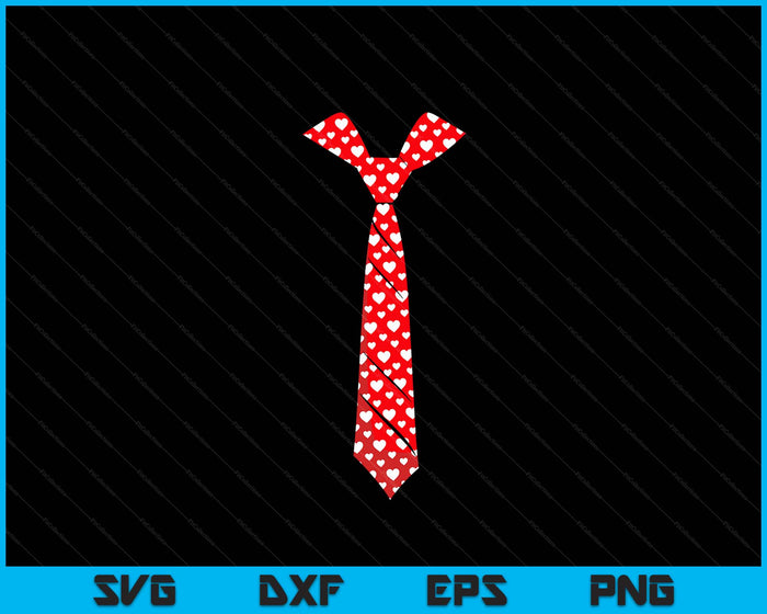 Valentines Day Neck Tie Heart Youth Kids Boys Men Love SVG PNG Digital Printable Files