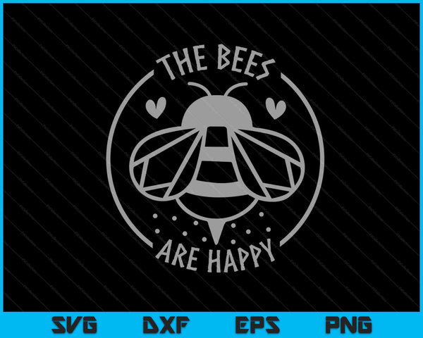 Valheim de bijen zijn gelukkig videogame geïnspireerd SVG PNG digitale afdrukbare bestanden