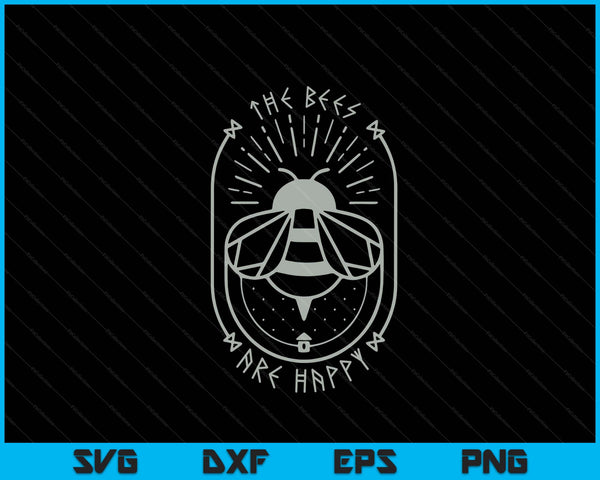 Valheim the bees are happy video game inspired unisex SVG cut file