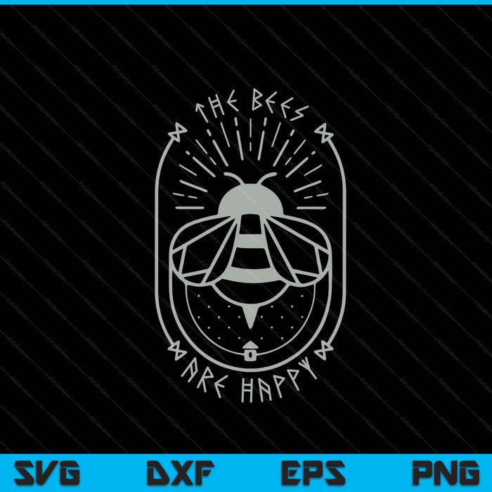Valheim the bees are happy video game inspired unisex SVG cut file