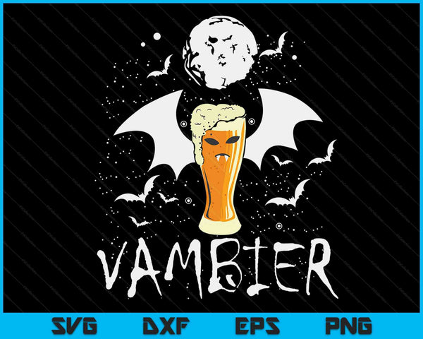 Vambier Halloween JGA Malle Beer Bat Vampire Costume SVG PNG Digital Cutting Files
