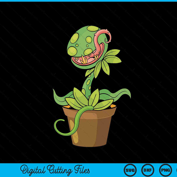 Venus fly trap plant lover men carnivorous plants SVG cut file