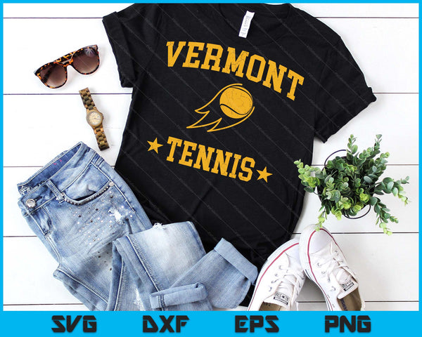 Vermont  Rapids Tennis Vintage Gameday Retro Tennis Lover SVG PNG Digital Printable Files
