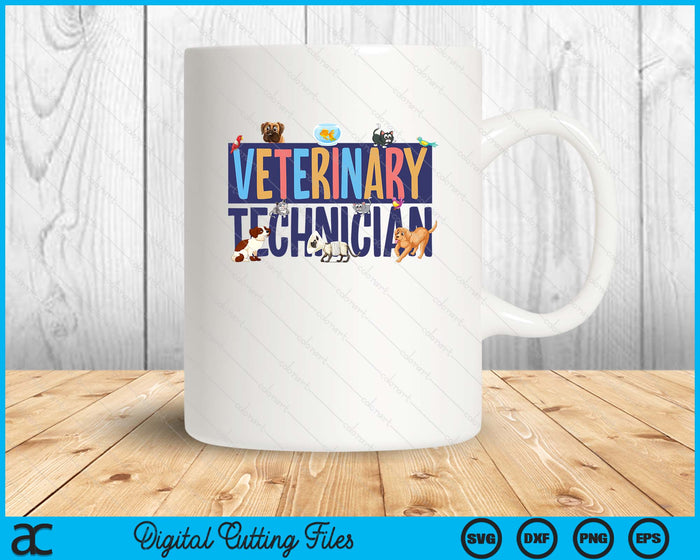 Vet Tech Week Gift Veterinary Technician SVG PNG Digital Printable Files