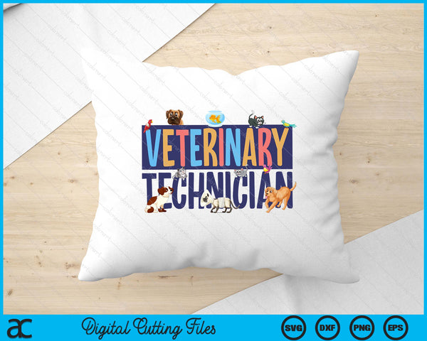 Vet Tech Week Gift Veterinary Technician SVG PNG Digital Printable Files