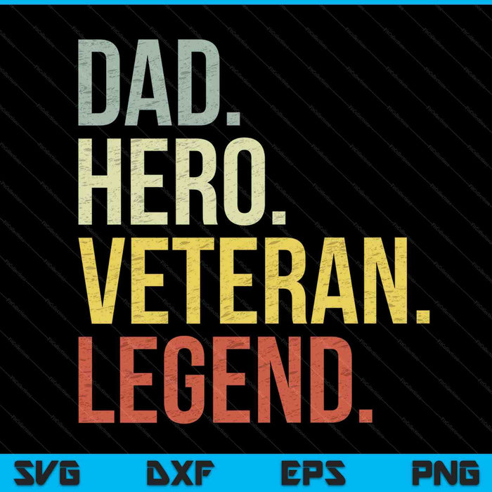 Veteran dad SVG cut file