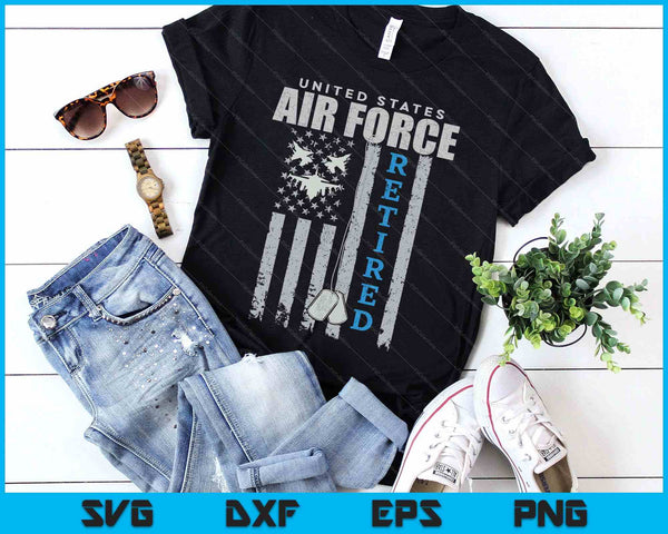 Veteran Of The United States Air Force Retired SVG PNG Digital Printable Files