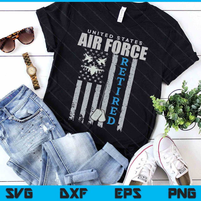 Veteran Of The United States Air Force Retired SVG PNG Digital Printable Files