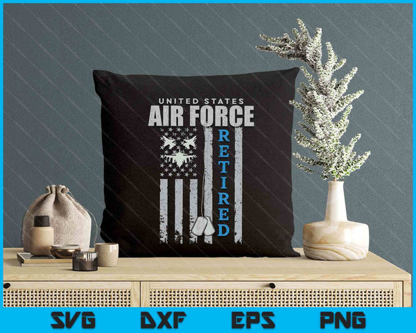 Veteran Of The United States Air Force Retired SVG PNG Digital Printable Files