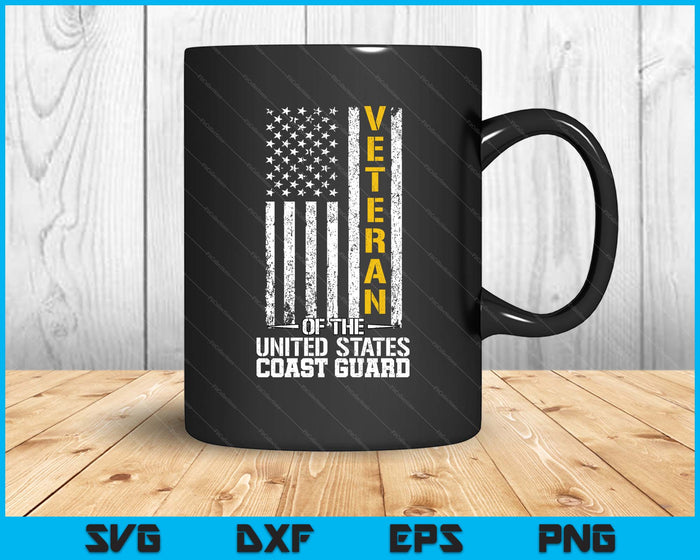 Veteran Of The United States Us Coast Guard SVG PNG Digital Printable Files