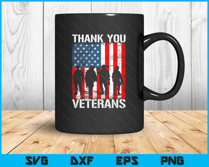 Veterans Day Shirt Gifts Thank You Veterans Tshirt Proud Tee SVG PNG Digital Printable Files