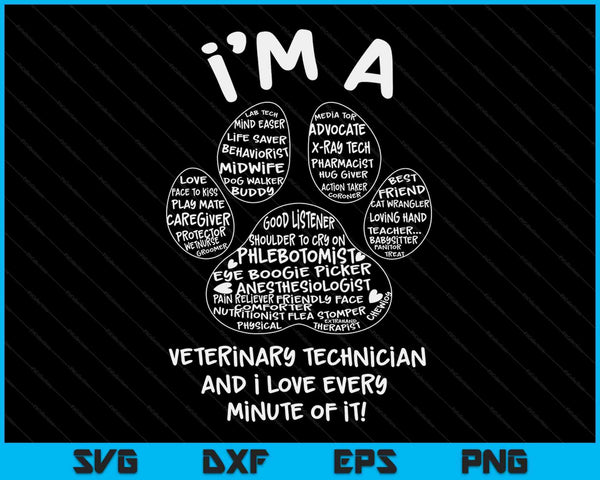 Veterinary Technician Appreciation Vet TechSVG PNG Digital Printable Files