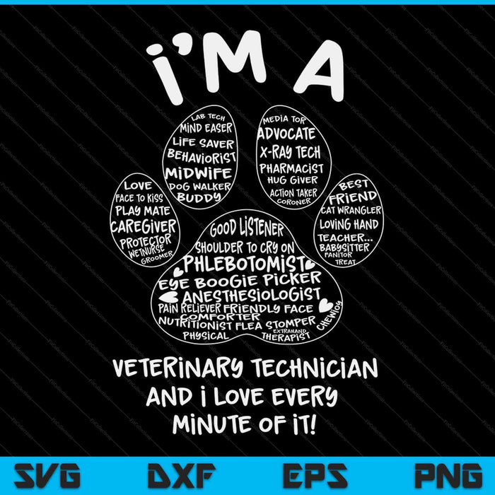 Veterinary Technician Appreciation Vet TechSVG PNG Digital Printable Files