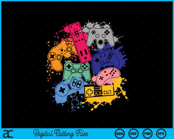 Video Game Controller Control All The Things SVG PNG Printable Files