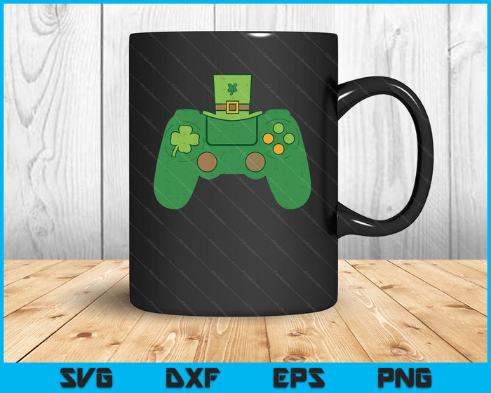 Video Game Controller Irish Gamer Boys St Patricks Day SVG PNG Digital Printable Files