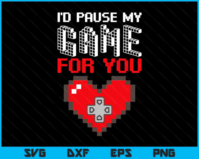 Video Game Gaming Valentines Day Gamer SVG PNG Digital Printable Files