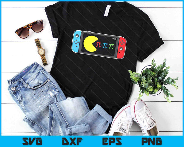 Video Game Pi Day Gamer Math Teacher SVG PNG Digital Printable Files