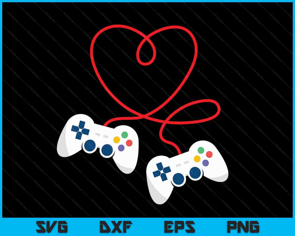 Video Game Valentines Day Youth Teen Boys Kids Gamer Gaming SVG PNG Digital Printable Files
