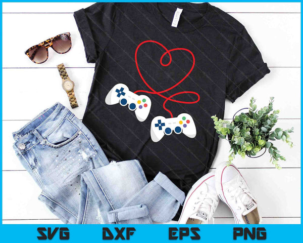 Video Game Valentines Day Youth Teen Boys Kids Gamer Gaming SVG PNG Digital Printable Files