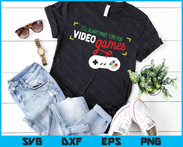 Video Games - Gaming Gamer Nerd SVG PNG Digital Cutting Files
