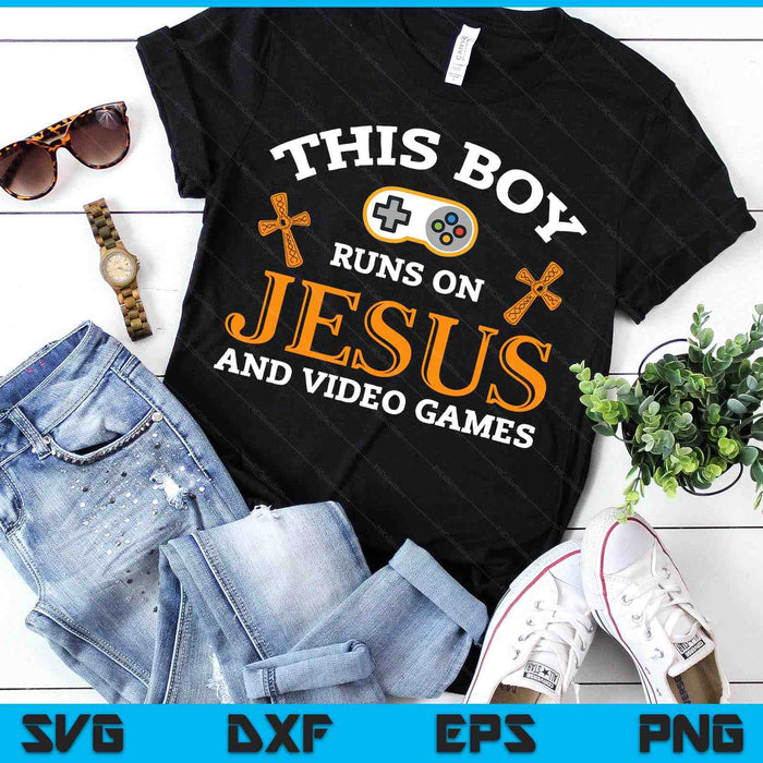 Video Games Gamer Gaming Jesus Religion SVG PNG Digital Printable Files