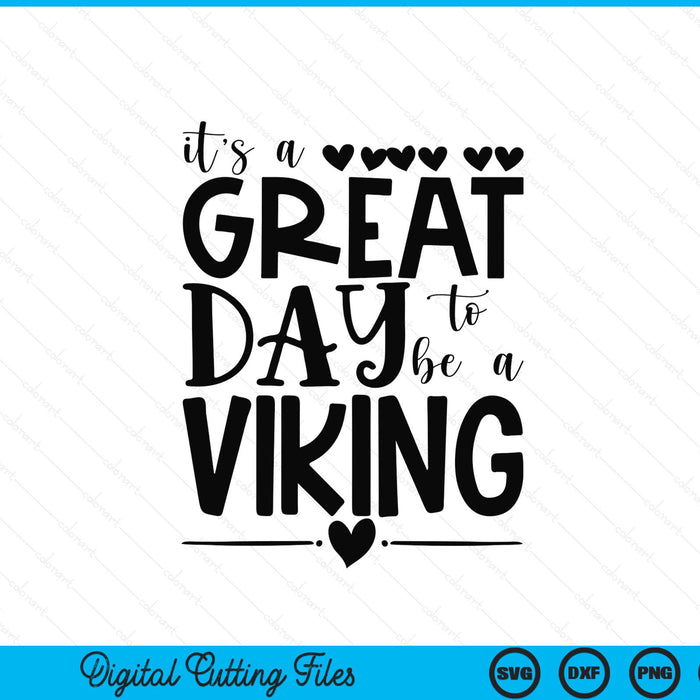 Vikings school sports fan team spirit mascot great day SVG cut file