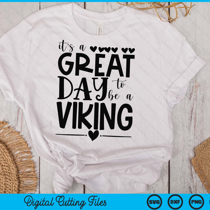 Vikings School Sports Fan Team Spirit Mascot Gift Great Day SVG PNG Digital Printable Files