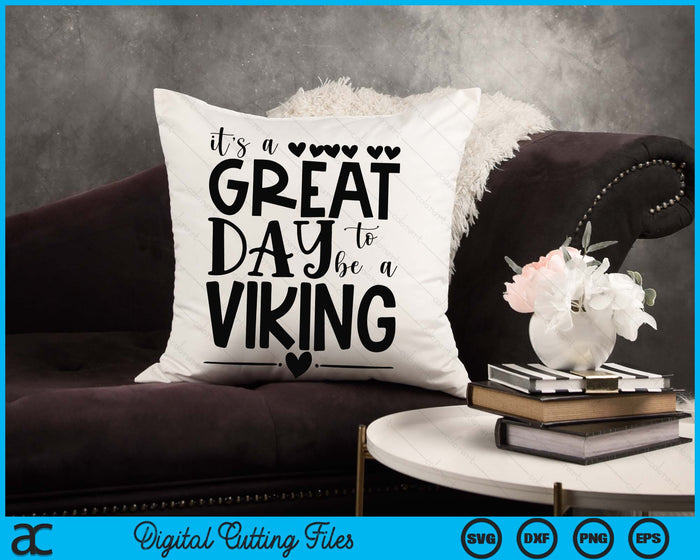 Vikings School sportfan teamgeest mascotte cadeau geweldige dag SVG PNG digitale afdrukbare bestanden