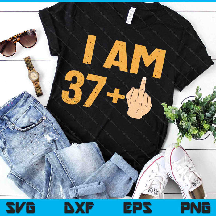 Vintage 38th Birthday Men Women Retro 38 Years Old SVG PNG Digital Printable Files