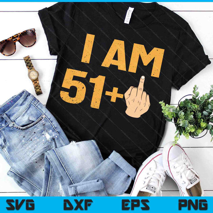 Vintage 52nd Birthday Men Women Retro 52 Years Old SVG PNG Digital Printable Files