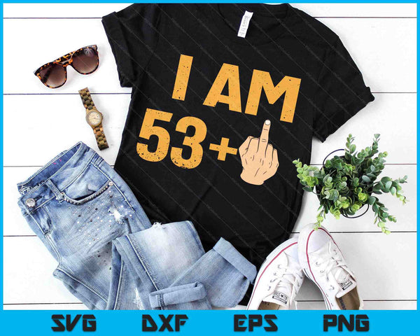 Vintage 54th Birthday Men Women Retro 54 Years Old SVG PNG Digital Printable Files