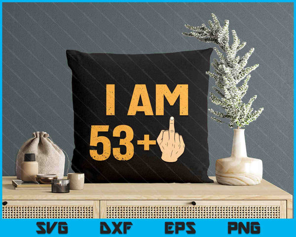 Vintage 54th Birthday Men Women Retro 54 Years Old SVG PNG Digital Printable Files