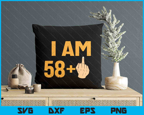 Vintage 59th Birthday Men Women Retro 59 Years Old SVG PNG Digital Printable Files