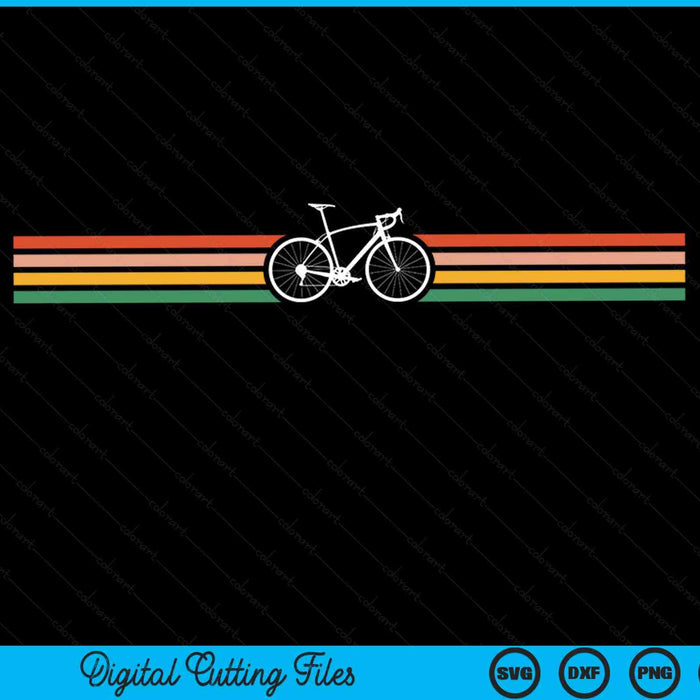 Vintage bike cycling road bike racing bicycle cyclist SVG cut file