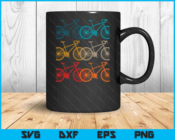 Vintage Bike Cycling Road Bike Racing Bicycle Cyclist Gift SVG PNG Digital Cutting File
