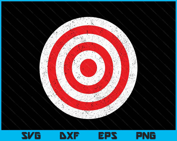 Vintage bullseye target bulls eye joke SVG cut file