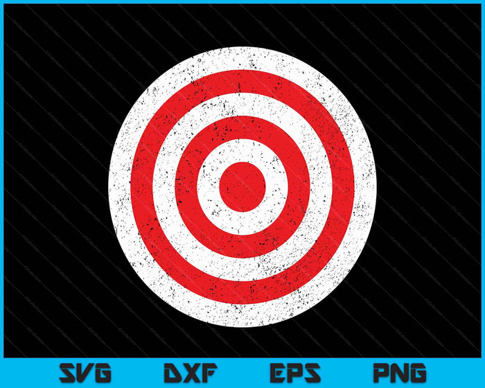 Vintage Bullseye Target Bulls Eye Funny Joke SVG PNG Digital Printable Files