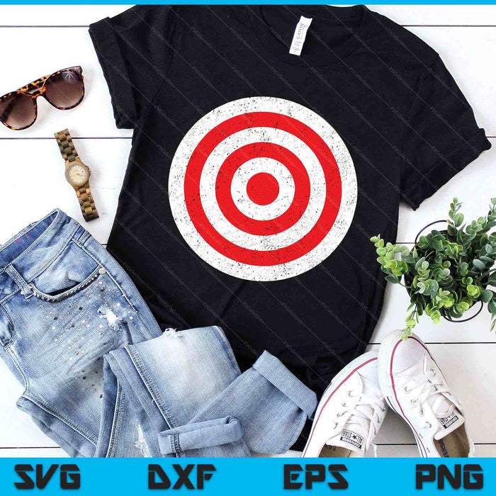 Vintage Bullseye Target Bulls Eye Funny Joke SVG PNG Digital Printable Files