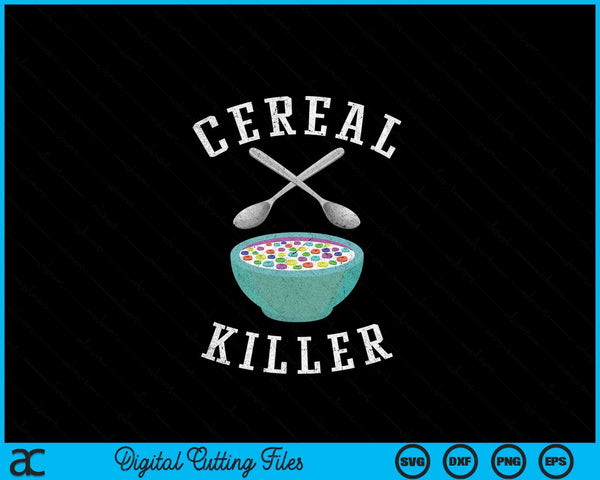 Vintage cereal killer SVG cut file