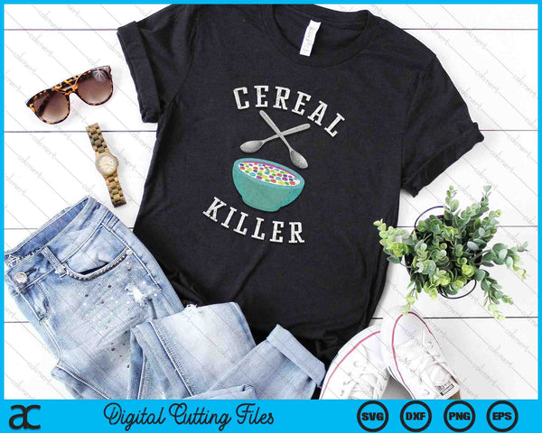 Vintage Cereal Killer SVG PNG Digital Printable Files